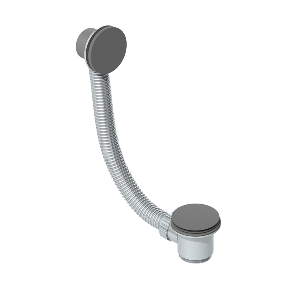 Product Cut out image of the Abacus Anthracite Bath Click Waste